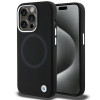 Θήκη BMW BMHMP15XSILBK2 Signature Liquid Silicone MagSafe για Apple iPhone 15 Pro Max, μαύρη