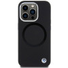 Θήκη BMW BMHMP15XSILBK2 Signature Liquid Silicone MagSafe για Apple iPhone 15 Pro Max, μαύρη