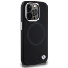 Θήκη BMW BMHMP15XSILBK2 Signature Liquid Silicone MagSafe για Apple iPhone 15 Pro Max, μαύρη