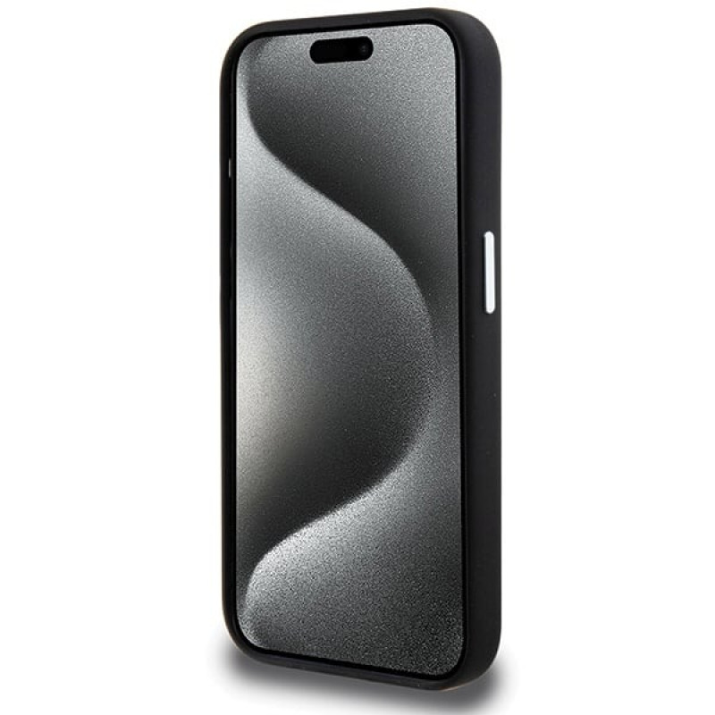 Θήκη BMW BMHMP15XSILBK2 Signature Liquid Silicone MagSafe για Apple iPhone 15 Pro Max, μαύρη