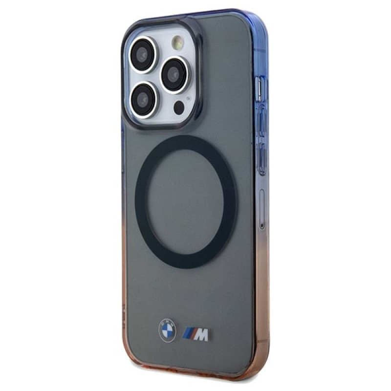 Θήκη BMW BMHMP15XHTGE Gradient Bumper MagSafe για Apple iPhone 15 Pro Max, γκρι