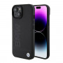 Θήκη BMW BMHMP15SSLLBK Signature Logo Imprint MagSafe για Apple iPhone 15, μαύρη