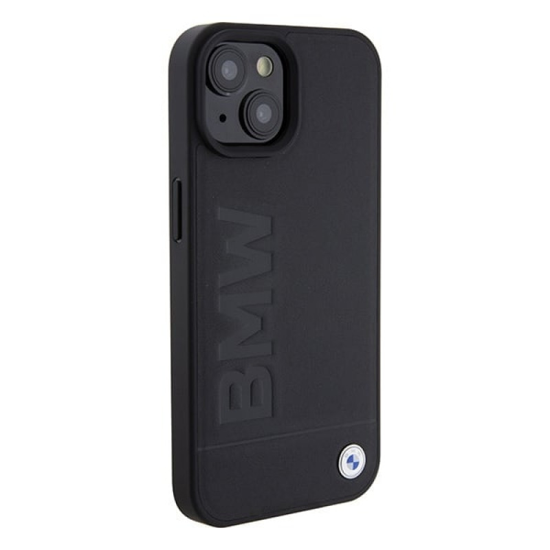 Θήκη BMW BMHMP15SSLLBK Signature Logo Imprint MagSafe για Apple iPhone 15, μαύρη