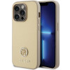 Θήκη Guess GUHCP15LPS4DGPD PU 4G Strass Metal Logo για Apple iPhone 15 Pro, χρυσή
