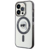 Karl Lagerfeld KLHMP15LHKHNOTK IML Karl's Head MagSafe σκληρή θήκη για Apple iPhone 15 Pro, διαφανής