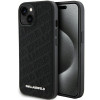 Karl Lagerfeld KLHCP15SPQKPMK Quilted K Pattern σκληρή θήκη για Apple iPhone 15, μαύρη