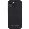 Karl Lagerfeld KLHCP15SPQKPMK Quilted K Pattern σκληρή θήκη για Apple iPhone 15, μαύρη