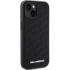 Karl Lagerfeld KLHCP15SPQKPMK Quilted K Pattern σκληρή θήκη για Apple iPhone 15, μαύρη