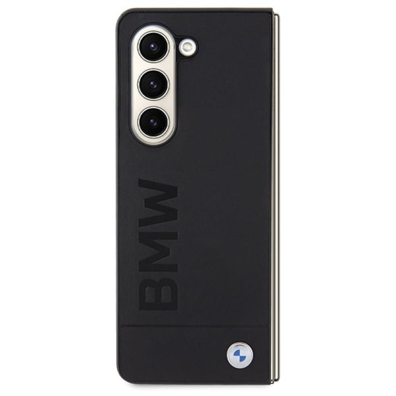 Θήκη BMW BMHCZFD5SLLBK Signature Logo Imprint για Samsung Galaxy Z Fold5, μαύρη