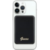 Guess GUPBM3ALGSGK Powerbank 3000 mAh, 5 W, MagSafe Metal Script Logo, μαύρο