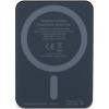 Guess GUPBM3ALGSGK Powerbank 3000 mAh, 5 W, MagSafe Metal Script Logo, μαύρο