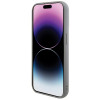 Guess GUHCP15LPSFDGSS Sequin Script Metal σκληρή θήκη για Apple iPhone 15 Pro, ασημί