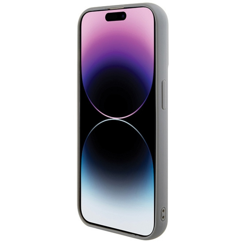 Guess GUHCP15XPSFDGSS Sequin Script Metal σκληρή θήκη για Apple iPhone 15 Pro Max, ασημί
