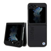 BMW BMHCZF5SLLBK Θήκη Leather Hot Stamp για Samsung Galaxy Z Flip5, Μαύρη