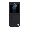BMW BMHCZF5SLLBK Θήκη Leather Hot Stamp για Samsung Galaxy Z Flip5, Μαύρη