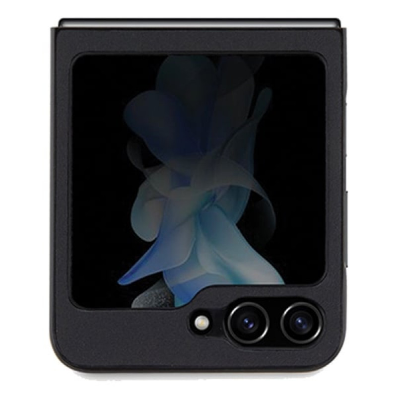 BMW BMHCZF5SLLBK Θήκη Leather Hot Stamp για Samsung Galaxy Z Flip5, Μαύρη
