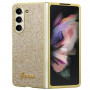 Guess GUHCZFD5HGGSHD Θήκη Glitter Script για Samsung Galaxy Z Fold5, Χρυσή