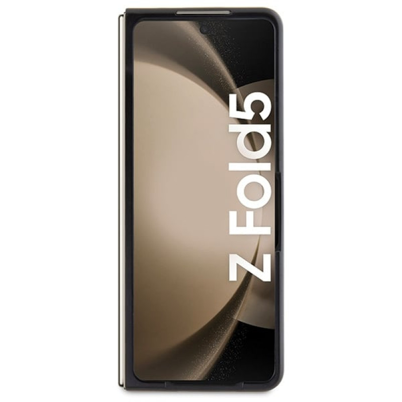 Θήκη BMW BMHCZFD522NBCK Leather Carbon για Samsung Galaxy Z Fold5, Μαύρη