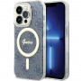 Guess GUHMP15XH4STB Apple iPhone 15 Pro Max θήκη σκληρή IML 4G MagSafe, μπλε (outlet)