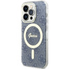 Guess GUHMP15XH4STB Apple iPhone 15 Pro Max θήκη σκληρή IML 4G MagSafe, μπλε (outlet)