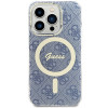 Guess GUHMP15XH4STB Apple iPhone 15 Pro Max θήκη σκληρή IML 4G MagSafe, μπλε (outlet)