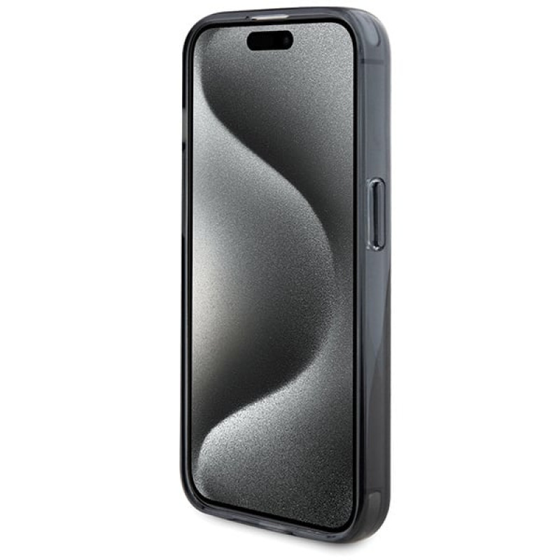 BMW BMHMP15LURSK Apple iPhone 15 Pro θήκη hardcase Ring Stand M Collection MagSafe, μαύρη