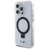 BMW BMHMP15LURST Apple iPhone 15 Pro θήκη σκληρή Ring Stand M Collection MagSafe, διάφανη
