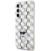 Karl Lagerfeld KLHCS23FEHNCMKLT Samsung Galaxy S23 FE (S711) σκληρή θήκη Monogram Choupette, διαφανής