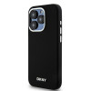 DKNY Apple iPhone 15 Pro θήκη σκληρή Liquid Silicone Small Metal Logo MagSafe, μαύρη