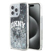 Θήκη DKNY Apple iPhone 15 Pro Max hardcase Liquid Glitter Big Logo, μαύρη