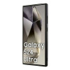 Θήκη MagSafe DKNY Leather Checkered Mono Pattern για Samsung Galaxy S24 Ultra, μαύρη