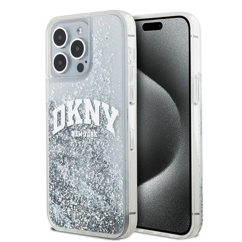 Σκληρή θήκη DKNY Apple iPhone 15 Pro Max Liquid Glitter Big Logo