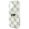 Θήκη Karl Lagerfeld Apple iPhone 16 σκληρή IML Karl Head Electroplated, διαφανής