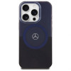Θήκη σκληρή Mercedes MEHMP16X23HBIKV Apple iPhone 16 Pro Max MB Double Layer BiColor MagSafe, μαύρο μπλε