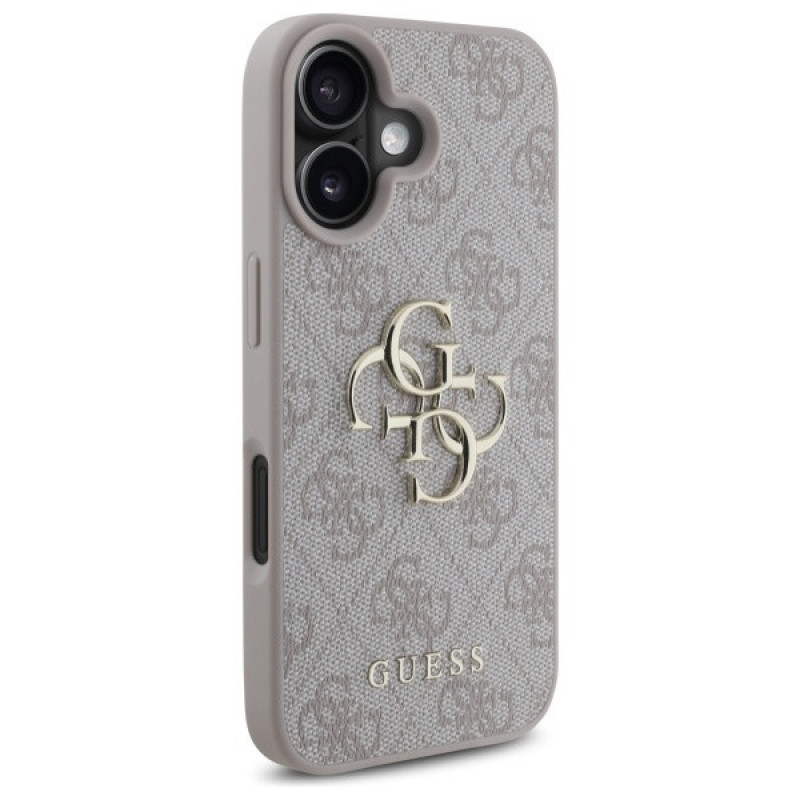 Guess GUHCP16S4GMGPI Apple iPhone 16 θήκη σκληρή 4G Big Logo, ροζ