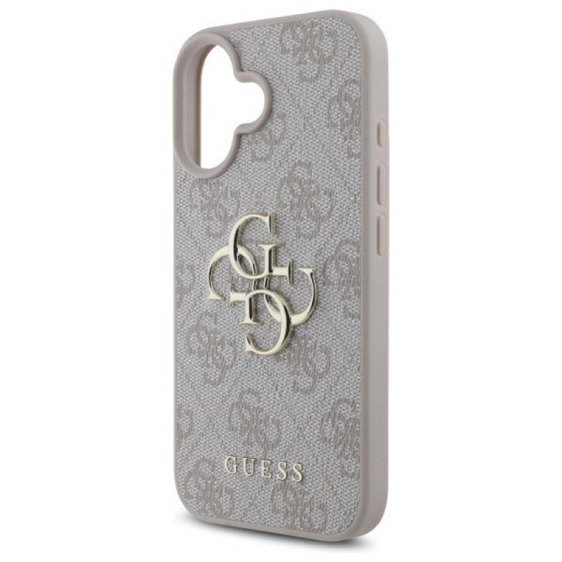 Guess GUHCP16S4GMGPI Apple iPhone 16 θήκη σκληρή 4G Big Logo, ροζ