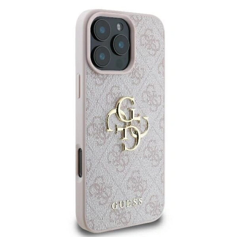 Guess GUHCP16L4GMGPI Apple iPhone 16 Pro θήκη hardcase 4G Big Logo, ροζ