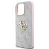 Guess GUHCP16X4GMGPI 4G Big Metal Logo σκληρή θήκη για Apple iPhone 16 Pro Max 6.9", ροζ