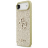 Θήκη Guess Fixed Glitter Big 4G σκληρή για Apple iPhone Air, χρυσή
