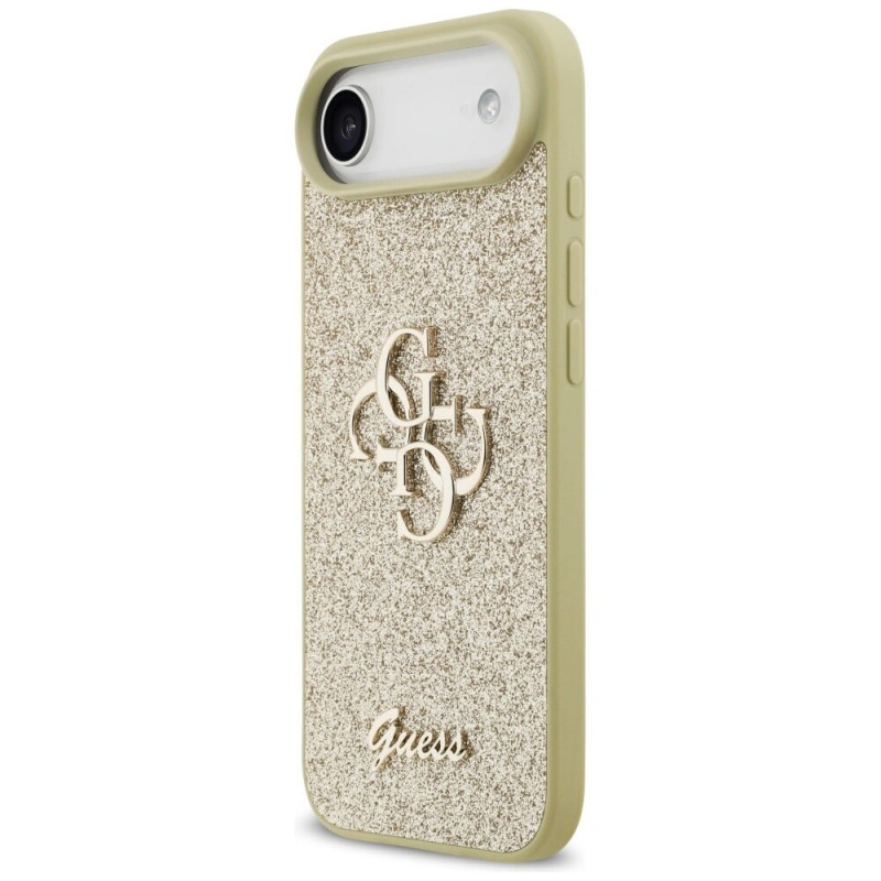 Θήκη Guess Fixed Glitter Big 4G σκληρή για Apple iPhone Air, χρυσή