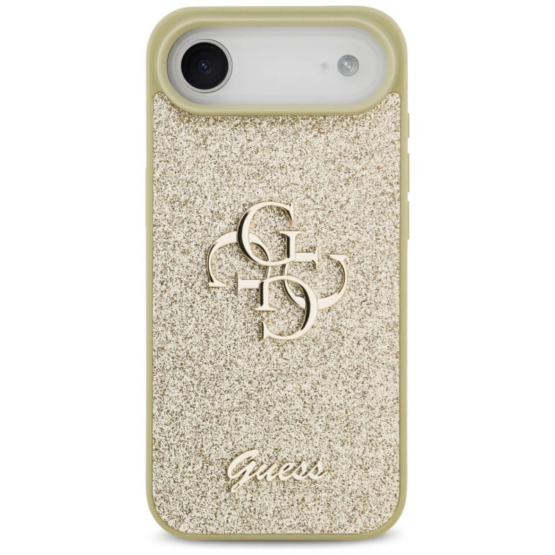 Θήκη Guess Fixed Glitter Big 4G σκληρή για Apple iPhone Air, χρυσή