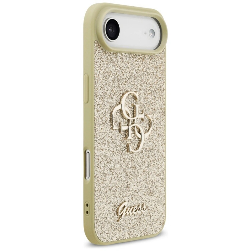 Θήκη Guess Fixed Glitter Big 4G σκληρή για Apple iPhone Air, χρυσή