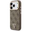 Θήκη Guess 4G PU Triangle Logo & Stand Camera MagSafe για Apple iPhone 18 Pro Max / 17 Pro Max, καφέ