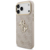 Θήκη Guess 4G Big 4G Classic Logo Big Strap Metal Buttons με λουρί για Apple iPhone 18 Pro Max / 17 Pro Max, ροζ