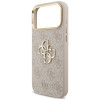 Θήκη Guess 4G Big 4G Classic Logo Big Strap Metal Buttons με λουρί για Apple iPhone 18 Pro / 17 Pro, ροζ