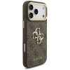 Θήκη Guess 4G Big 4G Classic Logo Big Strap Metal Buttons με λουρί για Apple iPhone 18 Pro Max / 17 Pro Max, καφέ