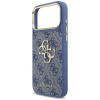 Θήκη Guess 4G Big 4G Classic Logo Big Strap Metal Buttons με λουρί για Apple iPhone 18 Pro Max / 17 Pro Max, μπλε