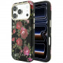 Θήκη MagSafe Guess Blossom Roses Print για Apple iPhone 18 Pro / 17 Pro, μαύρη