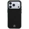Θήκη Mercedes-Benz Grill Pattern και πορτοφόλι καρτών από δέρμα MagSafe για Apple iPhone 18 Pro Max / 17 Pro Max, μαύρη