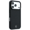 Θήκη Mercedes-Benz Grill Pattern και πορτοφόλι καρτών από δέρμα MagSafe για Apple iPhone 18 Pro Max / 17 Pro Max, μαύρη